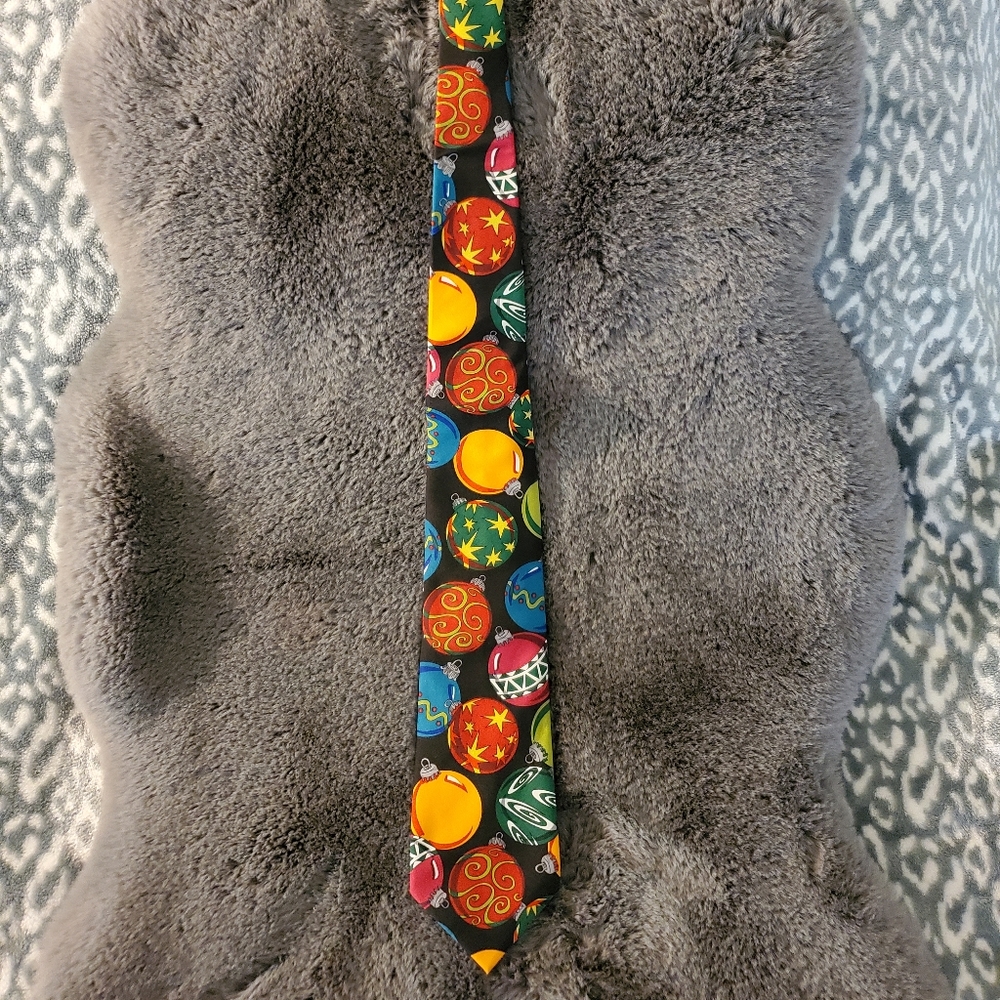 Clericci Holiday Ornament Men's Tie, New